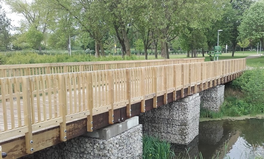 4-span Softwood Bridge